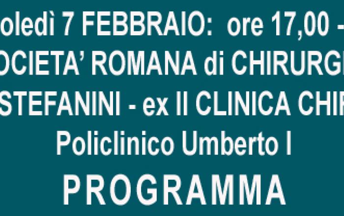 Banner società romana di chirurgia