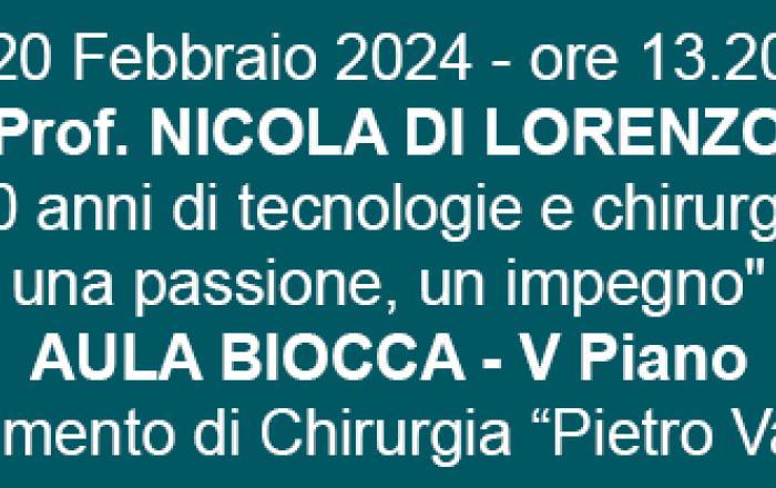 notizia seminario Prof. Di Lorenzo