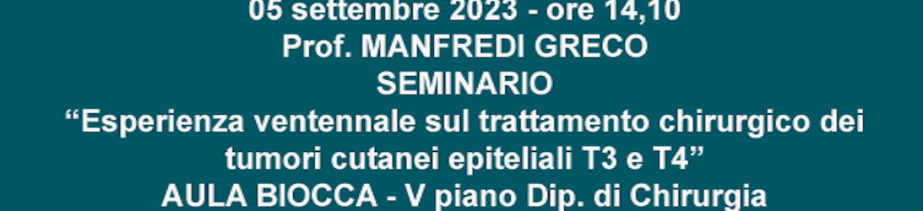 notizia seminario Prof. Greco