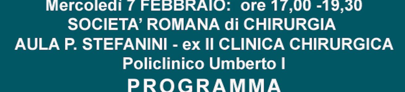 Banner Società Romana di Chirurgia programma